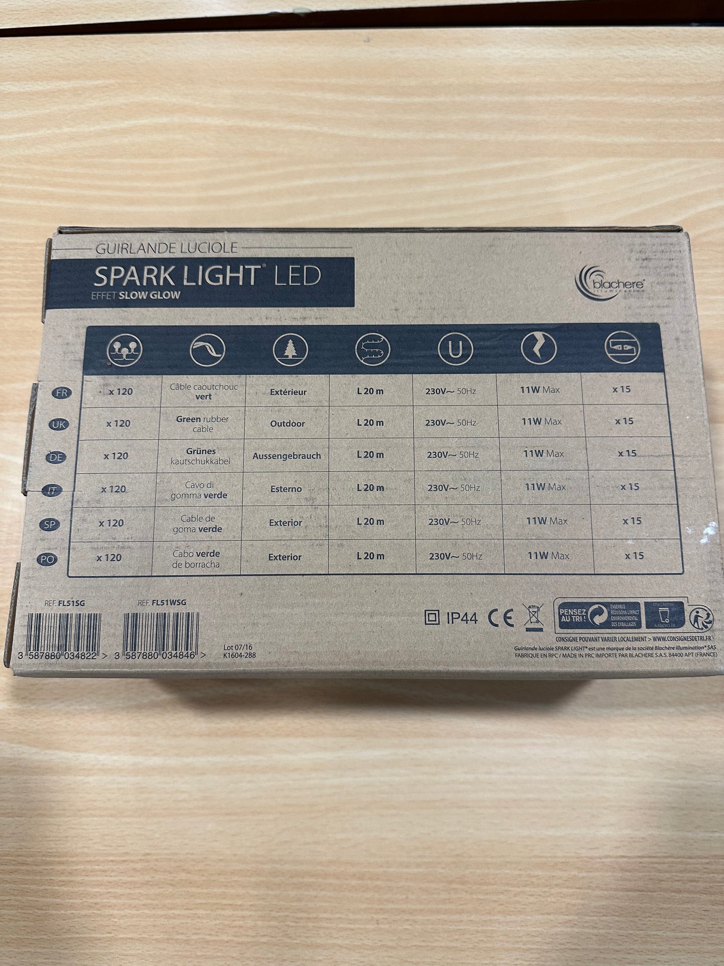 String Lights £4 PER METER - Sparklight LED SlowGlow - 230V - New High Quality Commercial Lights