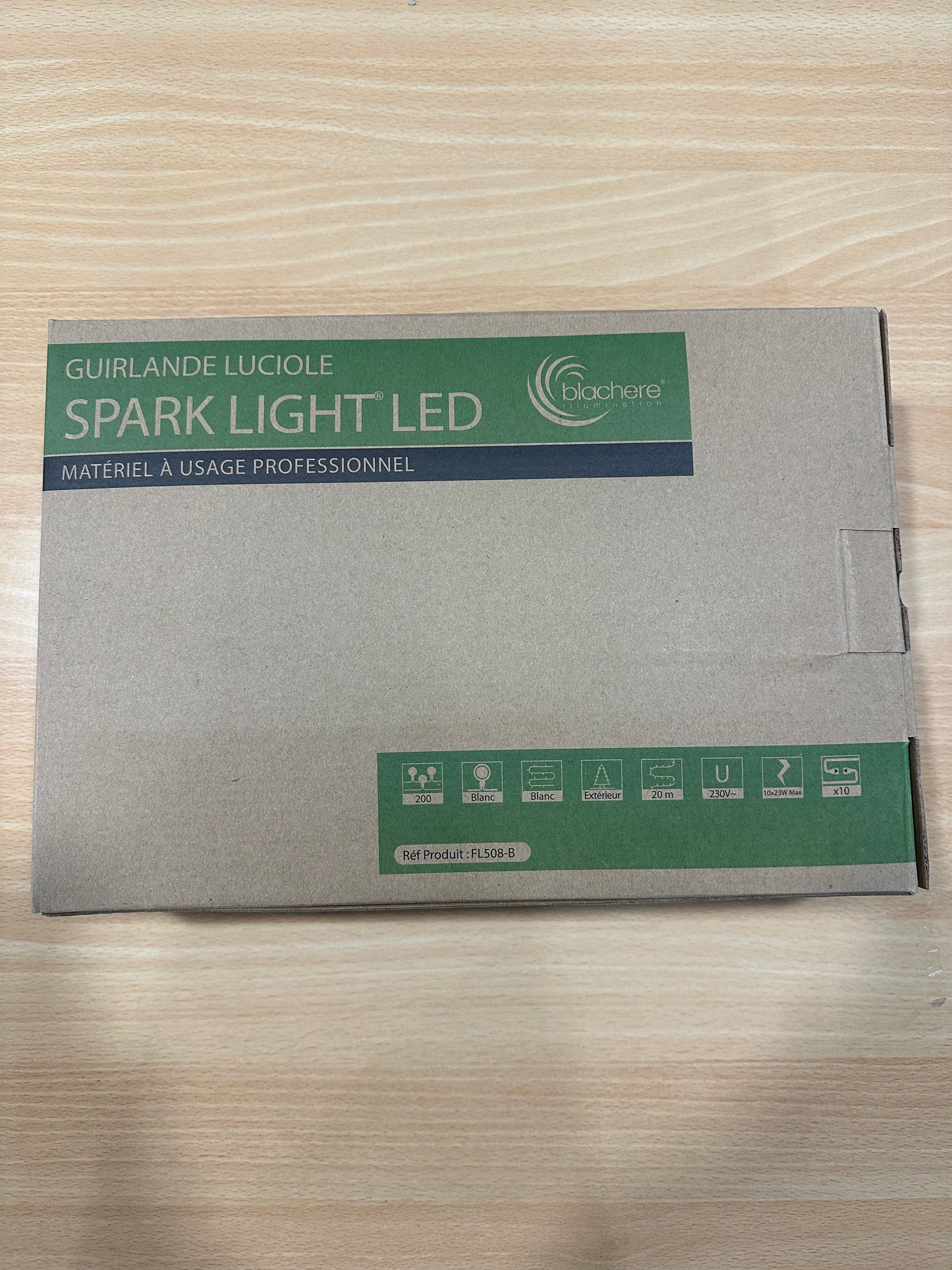 String Lights £2.50 PER METER - LED Sparklight Prue White - White Cable - 230V - 20M