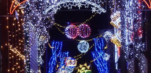 Christmas lights Durham