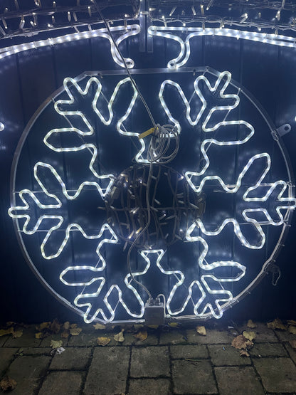 LED Snowflake Banner Light - Twinkly Lights