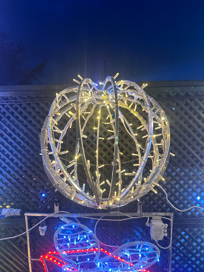 Small LED Yellow Ball - Christmas Lights for Sale