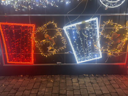 Large Giant Banner LED Presents Light - Giant Christmas Decorations